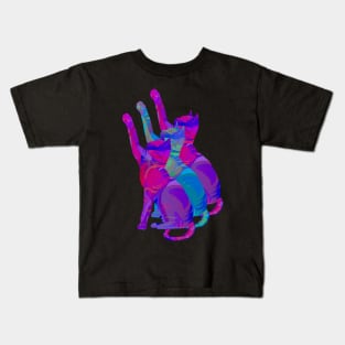 Chromatic Cats Kids T-Shirt